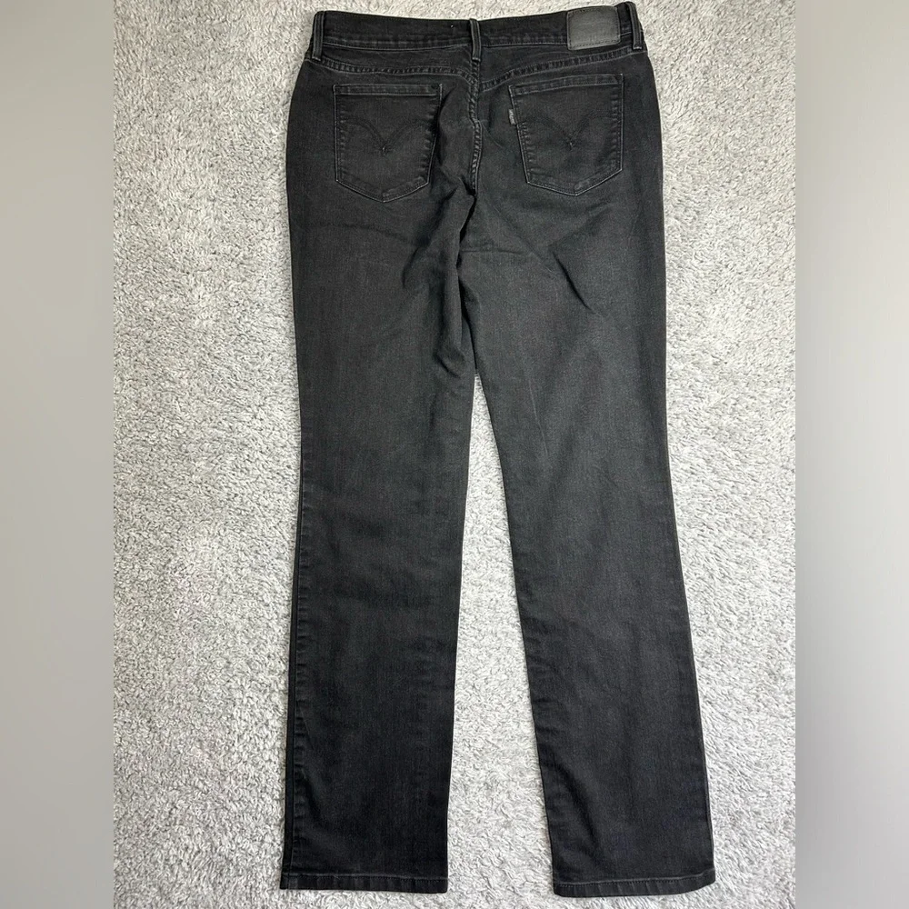 Levi's Jeans Mens 31 x 34 505 Straight Black Denim Silver Tab Classic Party